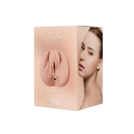 Мастурбатор-вагина + попка Alive Lola Super Realistic Masturbator L Flesh, два канала, реалистик || Мастурбатор-вагіна + попка Alive Lola Super Realistic Masturbator L Flesh, два канали, реалістик