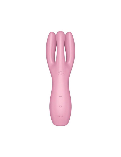 Клиторальный вибратор Satisfyer Threesome 3 Pink с тремя пальчиками
