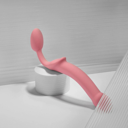 Безремневой страпон Strap-On-Me Rose XL, полностью регулируемый, диаметр 4,5см || Безремінний страпон Strap-On-Me Rose XL, повністю регульований, діаметр 4,5 см