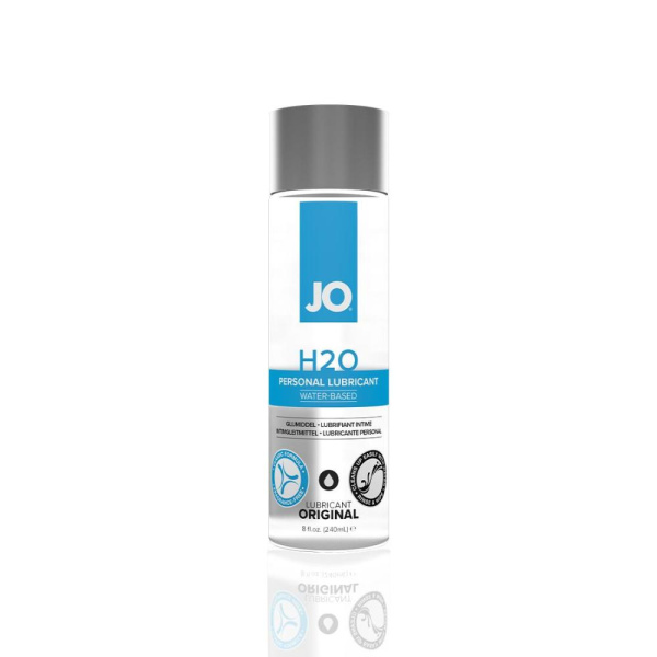 Смазка на водной основе JO H2O ORIGINAL (240 мл) маслянистая и гладкая, растительный глицерин