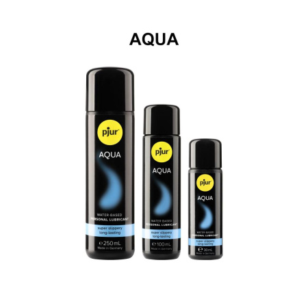 Лубрикант на водной основе pjur Aqua 250 мл, эффект бархатистой кожи без прилипания || Лубрикант на водній основі pjur Aqua 250 мл, ефект оксамитової шкіри без прилипання