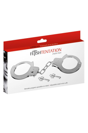 Наручники Fetish Tentation Adjustable metal wrist cuffs || Наручники Fetish Tentation Adjustable metal wrist cuffs