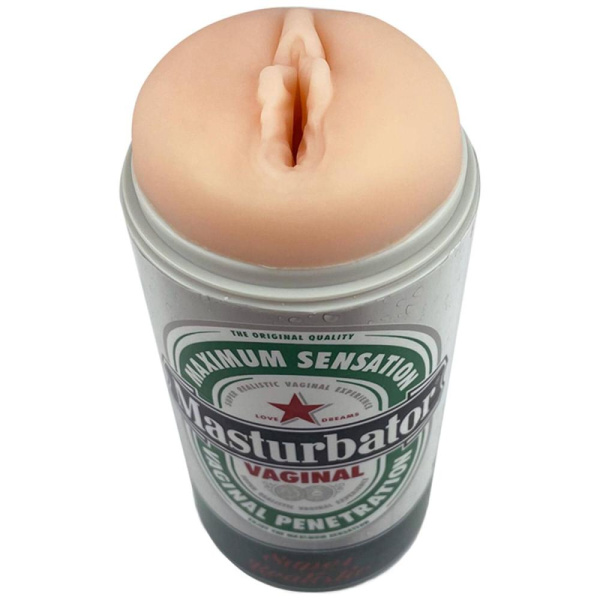 Мастурбатор-вагина Alive Heineken Vagina II в виде банки пива, реалистичный