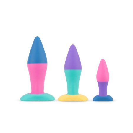 Набор анальных пробок PMV20 Koda – Butt Plug Set, диаметр 2,9 см, 3,9 см, 5 см || Набір анальних пробок PMV20 Koda – Butt Plug Set, діаметр 2,9 см, 3,9 см, 5 см
