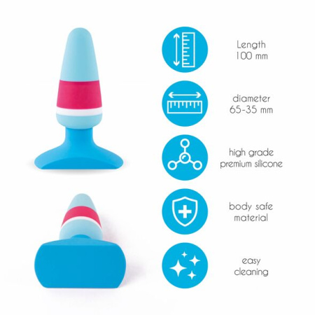 Анальная пробка FeelzToys - Plugz Butt Plug Colors Nr. 1 || Анальна пробка FeelzToys - Plugz Butt Plug Colors Nr. 1