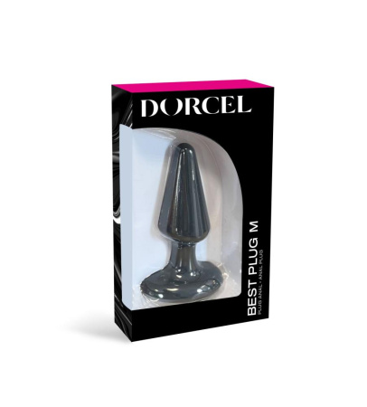Анальная пробка Dorcel Best Plug M мягкий soft-touch силикон, макс. диаметр 4,1см || Анальна пробка Dorcel Best Plug M м'який soft-touch силікон, макс. діаметр 4,1см