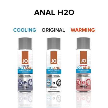 Анальная смазка JO ANAL H2O — ORIGINAL (60 мл) на водной основе, растительный глицерин || Анальна змазка JO ANAL H2O — ORIGINAL (60 мл) на водній основі, рослинний гліцерин