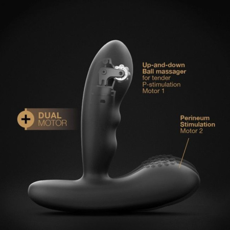 Массажеры простаты Dorcel P-Stroker с пультом ДУ, подогревом и точечным массажем, два мотора || Масажери простати Dorcel P-Stroker з пультом ДК, підігрівом і прицільним масажем, два мотори