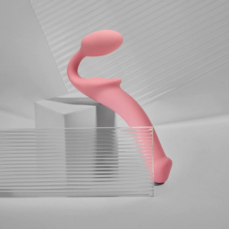 Безремневой страпон Strap-On-Me Rose L, полностью регулируемый, диаметр 3,7см || Безремінний страпон Strap-On-Me Rose L, повністю регульований, діаметр 3,7 см