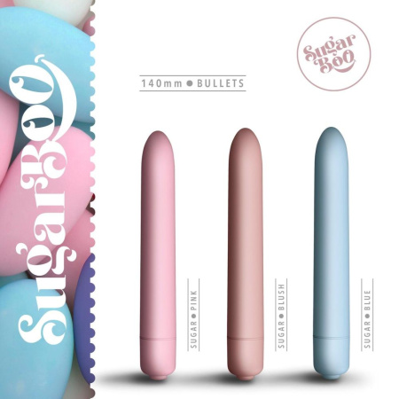 Мини-вибратор SugarBoo Sugar Pink, 10 уровней интенсивности || Мінівібратор SugarBoo Sugar Pink, 10 рівнів інтенсивності