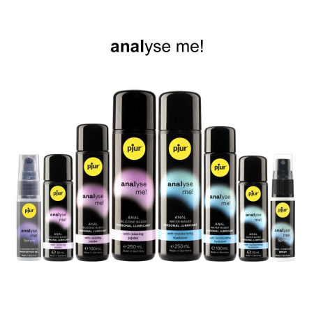 Анальная смазка pjur analyse me! Relaxing jojoba silicone 250 мл на силиконовой основе с маслом жожоба || Анальна змазка pjur analyse me! Relaxing jojoba silicone 250 мл на силіконовій основі з олією жожоба