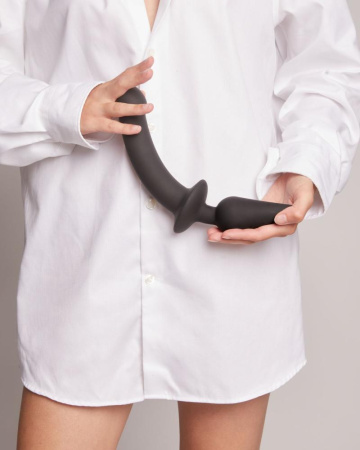 Анальная пробка с дилдо 2в1 Strap-On-Me SWITCH PLUG-IN DILDO Black S, диаметр 3,3/2,9 см || Анальна пробка з дилдо 2в1 Strap-On-Me SWITCH PLUG-IN DILDO Black S, діаметр 3,3/2,9 см