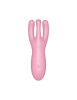 Клиторальный смарт-вибратор Satisfyer Threesome 4 Pink с тремя пальчиками || Кліторальний смарт-вібратор Satisfyer Threesome 4 Pink з трьома пальчиками