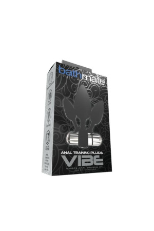 Набор анальных вибропробок Bathmate Anal Training Plugs VIBE, диаметр 2,5см - 3,1см - 3,8см || Набір анальних вібропробок Bathmate Anal Training Plugs VIBE, діаметр 2,5 см - 3,1см - 3,8см