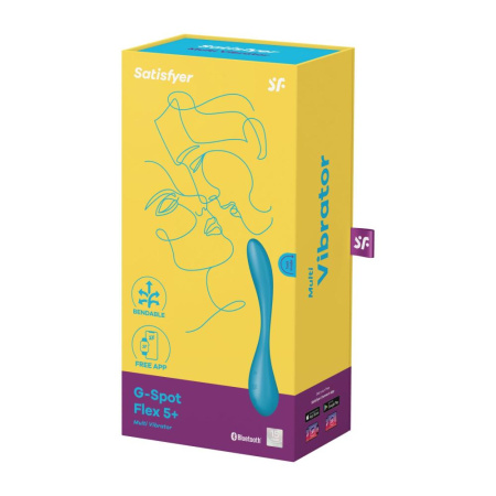 Универсальный смарт-вибратор Satisfyer G-Spot Flex 5+ Petrol || Універсальний смарт-вібратор Satisfyer G-Spot Flex 5+ Petrol