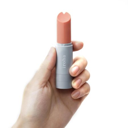 Вибратор-помада IROHA STICK Grey, плавное увеличение мощности || Вібратор-помада IROHA STICK Grey